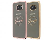 Guess Heart TPU Case - Samsung Galaxy S7 Edge hoesje