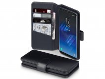 CaseBoutique Bookcase Zwart Leer - Samsung Galaxy S8 hoesje