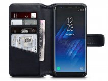 CaseBoutique Bookcase Zwart Leer - Samsung Galaxy S8 hoesje