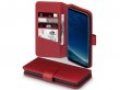 CaseBoutique Bookcase Rood Leer - Samsung Galaxy S8+ hoesje
