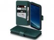 CaseBoutique Donkergroen Leer - Samsung Galaxy S8+ hoesje