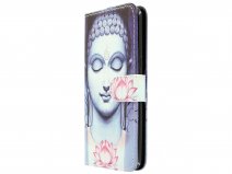 Boeddha Liliy Bookcase - Samsung Galaxy S8+ hoesje