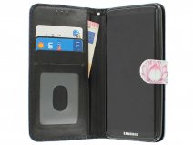 Boeddha Liliy Bookcase - Samsung Galaxy S8+ hoesje