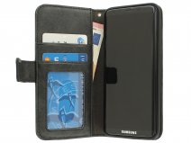Black Sparkle Bookcase - Samsung Galaxy S8+ hoesje