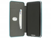Elegance Bookcase Turquoise - Samsung Galaxy S8+ hoesje