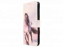 Paarden Bookcase - Samsung Galaxy S8+ hoesje