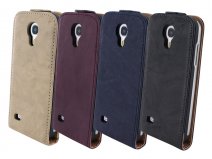 Mobiparts Vintage Leren Flip Case voor Samsung Galaxy S4 mini