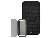 Uunique Croco Folio Case - Leren Hoesje Samsung Galaxy S3