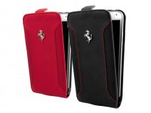 Ferrari F12 Series Flip Case - Leren Samsung Galaxy S4 Hoesje