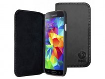 Bugatti Oslo BookCover - Echt leren hoesje voor Samsung Galaxy S5
