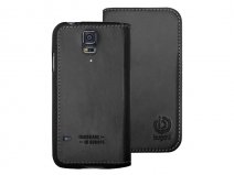 Bugatti Oslo BookCover - Echt leren hoesje voor Samsung Galaxy S5