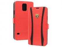 Lamborghini E.T-D6 - Echt Leren Hoesje voor Samsung Galaxy S5