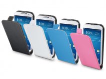 Muvit Slim Elegant Leather Case - Hoesje voor Samsung Galaxy S5
