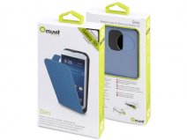 Muvit Slim Elegant Leather Case - Hoesje voor Samsung Galaxy S5