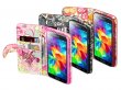CaseBoutique Lily Wallet Case - Hoesje voor Samsung Galaxy S5