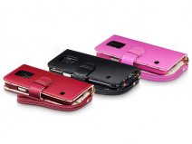 CaseBoutique Flower Wallet Case - Hoesje voor Samsung Galaxy S5