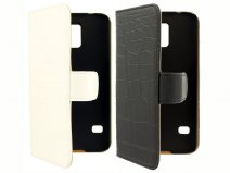 Croco Book Case Hoesje voor Samsung Galaxy S5