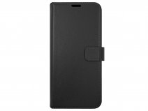 Valenta Leather Bookcase Zwart - Samsung Galaxy A02s hoesje