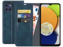 Just in Case Slim Wallet Case Blauw - Samsung Galaxy A03 hoesje