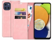 Just in Case Slim Wallet Case Roze - Samsung Galaxy A03 hoesje