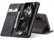 CaseMe Vintage BookCase Zwart - Samsung Galaxy A03s hoesje