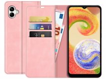 Just in Case Slim Wallet Case Roze - Samsung Galaxy A04 hoesje