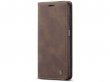 CaseMe Vintage BookCase Bruin - Samsung Galaxy A04s hoesje