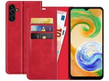 Just in Case Slim Wallet Case Rood - Samsung Galaxy A04s hoesje