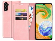 Just in Case Slim Wallet Case Roze - Samsung Galaxy A04s hoesje