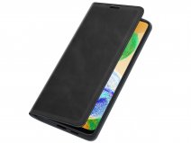 Just in Case Slim Wallet Case Zwart - Samsung Galaxy A04s hoesje