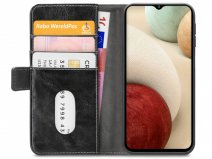 Mobilize Elite Walletbook Zwart - Samsung Galaxy A12 hoesje