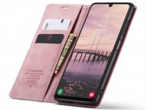 CaseMania Vintage Slim Bookcase Roze - Samsung Galaxy A14 5G hoesje