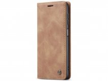 CaseMania Vintage Slim Bookcase Bruin - Samsung Galaxy A14 5G hoesje
