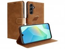 Just in Case Premium Wallet Folio Cognac - Samsung Galaxy A16 hoesje