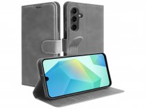 Just in Case Premium Wallet Folio Grijs - Samsung Galaxy A16 hoesje