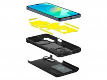Spigen Tough Armor Case Zwart - Samsung Galaxy A16 Hoesje