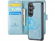 CaseMania 2in1 Bookcase Qi2 Aqua - Samsung Galaxy A57 Hoesje