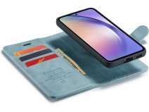 CaseMania 2in1 Magnetic Bookcase Aqua - Samsung Galaxy A18 Hoesje