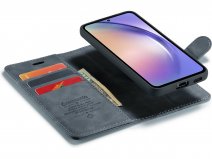 CaseMania 2in1 Magnetic Bookcase Grijs - Samsung Galaxy A18 Hoesje