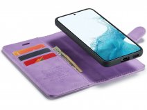 CaseMania 2in1 Magnetic Bookcase Lila - Samsung Galaxy A18 Hoesje