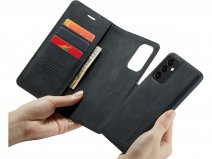 CaseMania 2in1 Magnetic Bookcase Zwart - Samsung Galaxy A18 Hoesje