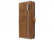 Book Case met Ritsvakje Bruin - Samsung Galaxy A21s hoesje