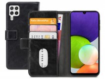 Mobilize Elite Walletbook Zwart - Samsung Galaxy A22 4G hoesje