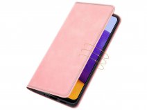 Just in Case Magnetic BookCase Roze - Samsung Galaxy A22 5G hoesje