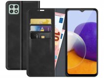 Just in Case Magnetic BookCase Zwart - Samsung Galaxy A22 5G hoesje