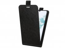 Just in Case Flip Case Zwart - Samsung Galaxy A23 hoesje