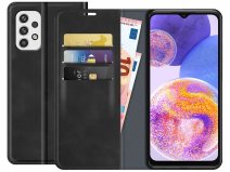 Just in Case Slim Wallet Case Zwart - Samsung Galaxy A23 hoesje