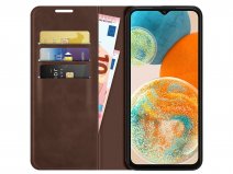 Just in Case Slim Wallet Case Bruin - Samsung Galaxy A24 hoesje