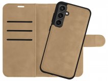 Just in Case Magnetic 2-in-1 Wallet Folio Bruin - Samsung Galaxy A25 hoesje