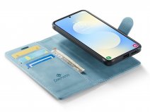 CaseMania 2in1 Bookcase Qi2 Aqua - Samsung Galaxy A27 Hoesje